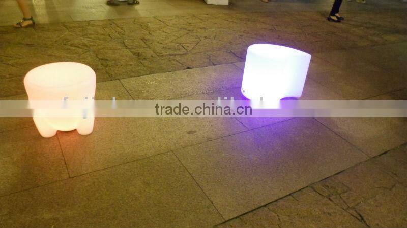 rechargeable outdoor furniture led colored chair