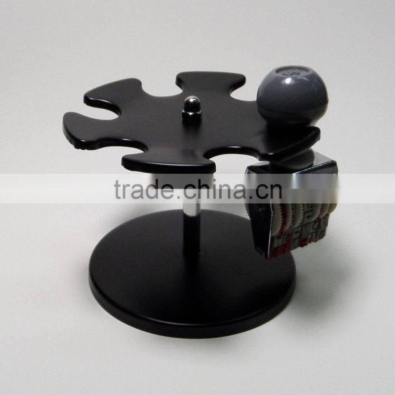 Best quality office all metal 6pcs stamp rack