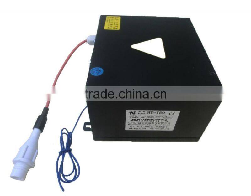 black 40-50w co2 laser power supply for mini 4030 machine