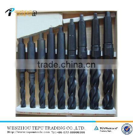 Taper drill bits set