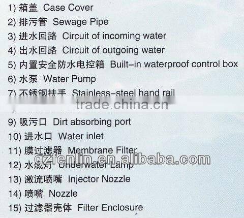 Wall mounting pipeless swimming pool filter