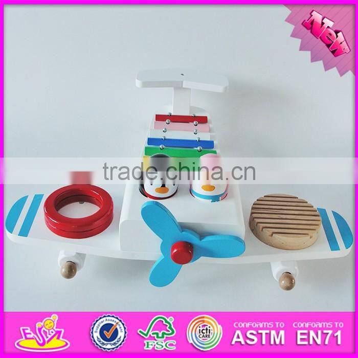 2017 New design educational beats toy wooden toddlers music toys W07A119