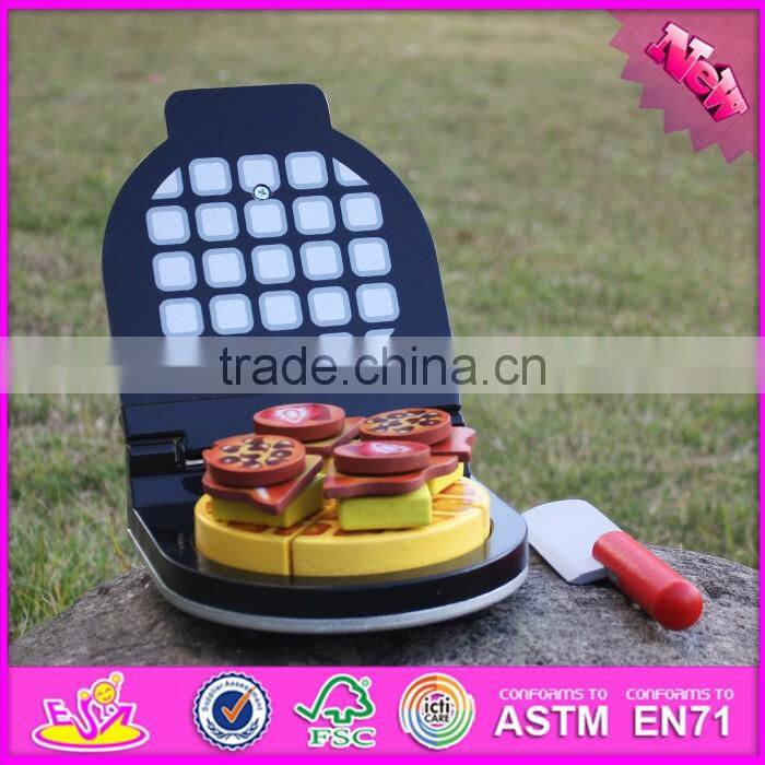 2017 New design children pretend play food wooden pizza oven toy W10D149