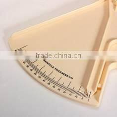 0-80mm Slim Guide Skinfold Caliper Measure Body Fat Tester for Health Tools