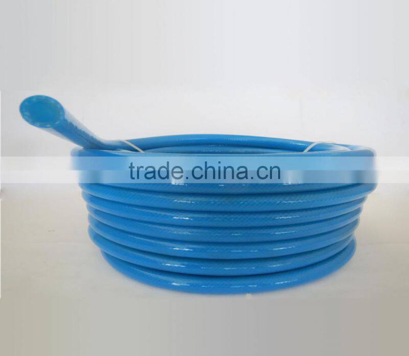 long service life and free to flex yarn hose pu 10mm*6.5mm blue used for industry for garden hose