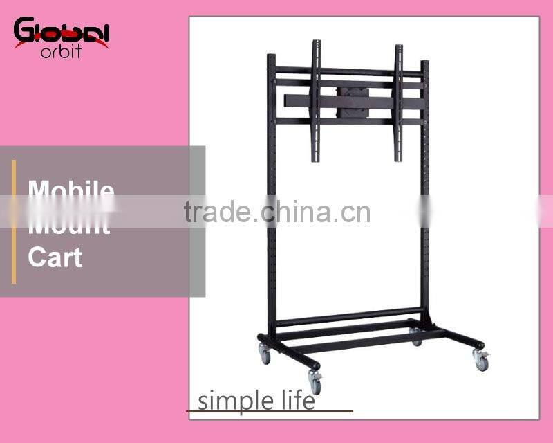 Simple Screen Mount Display LCD Monitor Holder Movable TV Bracket Cart