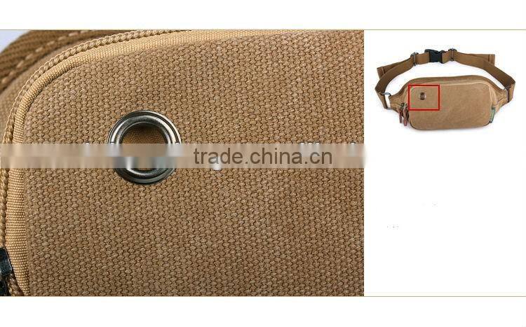 16oz Running Sport Canvas Waist Bag Waist Belt