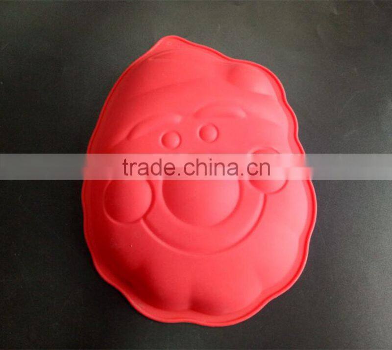 New design fashion wholesale cake decorating tools Santa claus silicone molds