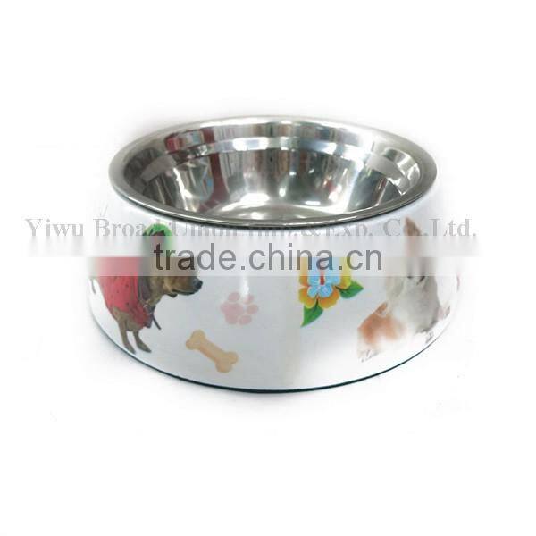 Round Shape Wholesale Stainless Steel Dog Food Bowl