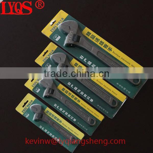 Black nickel plating adjustable wrench size
