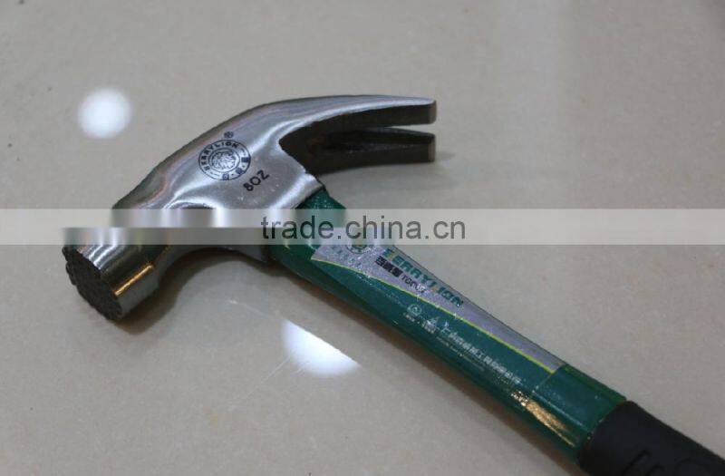 Berrylion Fiber Handle Claw Hammer 80-160Z Polished Claw Hammer
