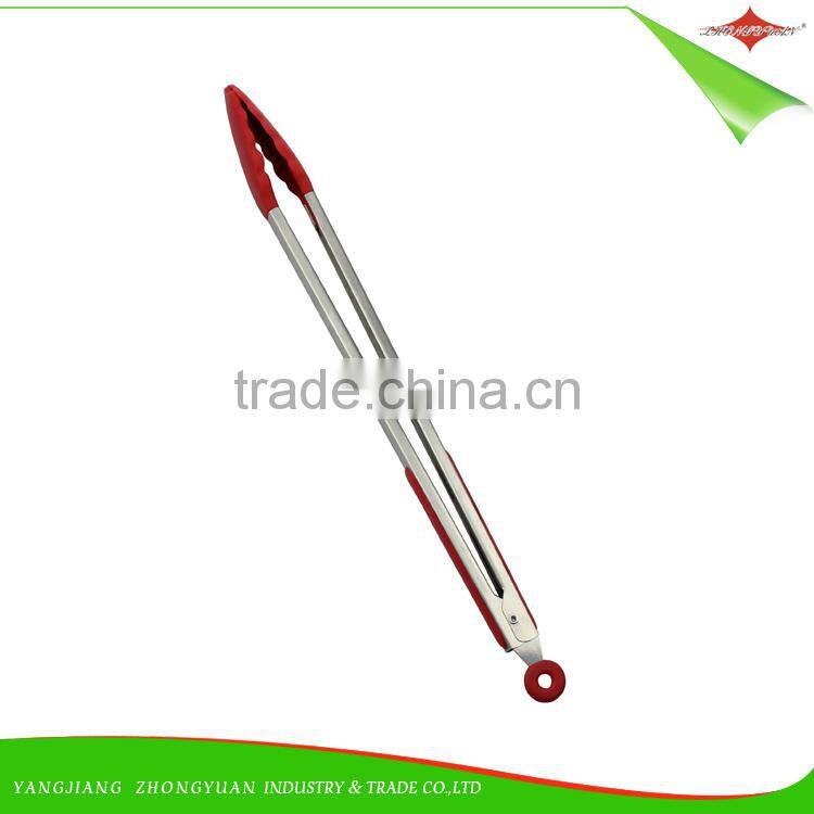 ZY-H2019 kitchen accessory barbecue silicone food barbecue tong