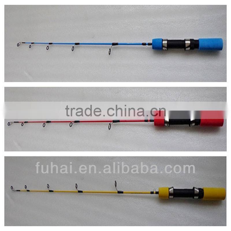 Fiberglass Pretty Ice Fishing Rod,Solid Ice Fishing Rod