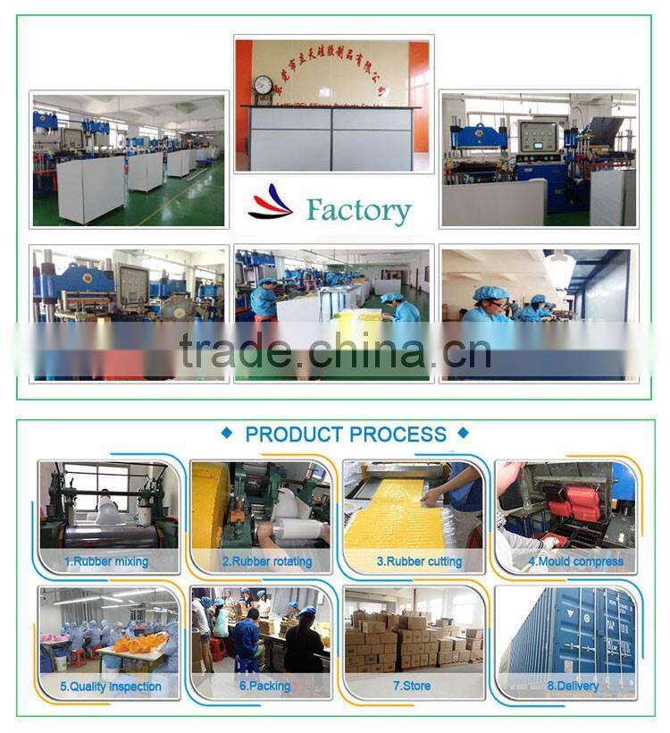 Silicone Spare Parts Food grade silicone rubber O-ring seal