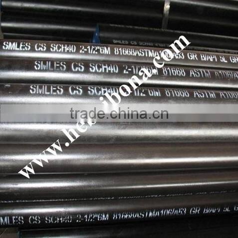 Hot selling API 5L low carbon steel seamless pipes