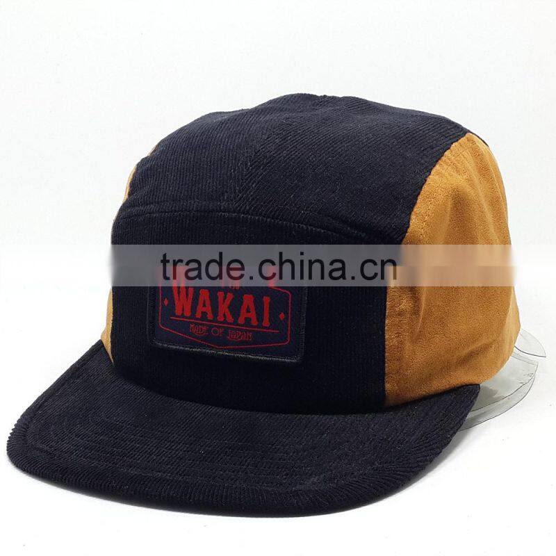 2016 design 5 panel blank cap wholesale / 5 panel hat sewing pattern