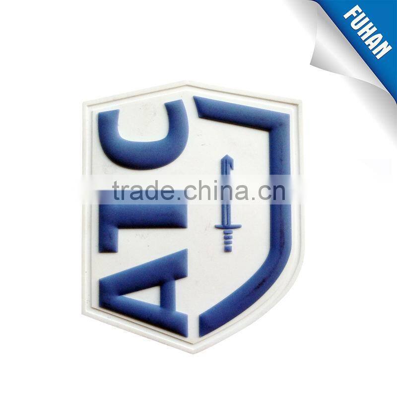hot sale cheap soft PVC custom 3d rubber patch