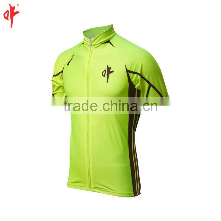 Coolmax men cycling jersey fluorescence printing cycling shirt