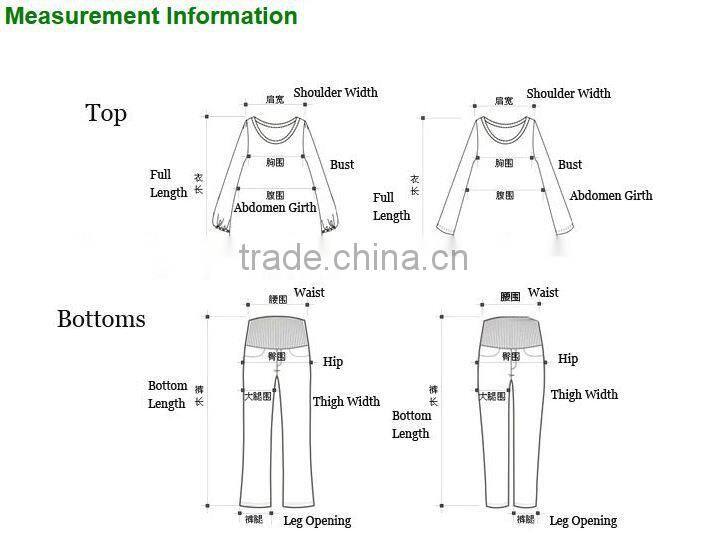 Classic style fall cotton two piece woman pyjama for night sleep wear