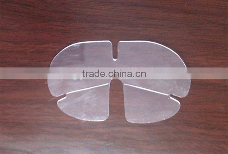 Clear virgin Bubble Plastic collar butterfly