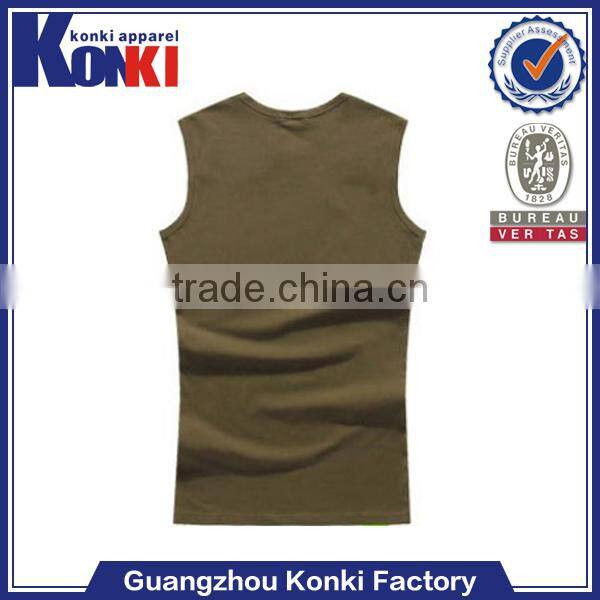 bulk OEM top brand mens blank cotton tank top