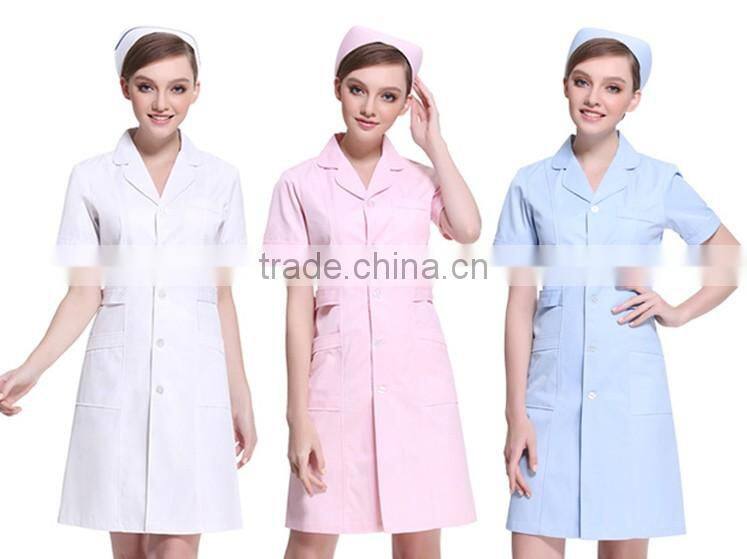 High quality fashionable women's nurse uniform design for hospital