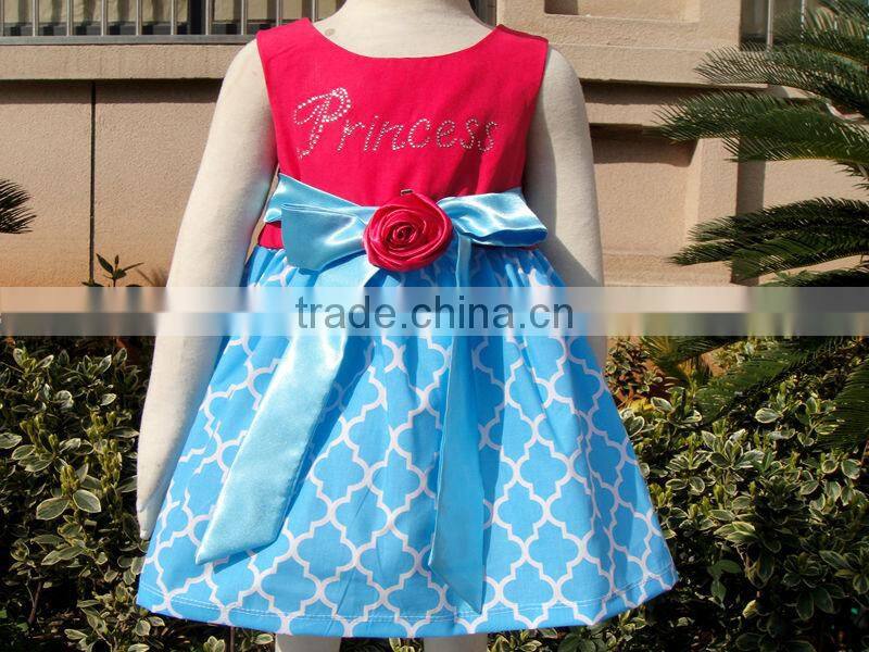 hot 2014 sale in morth america market child baby dress model dress made in China