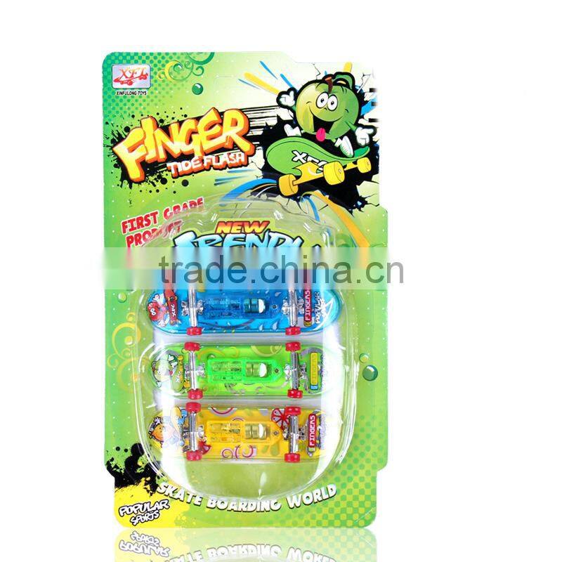 NEW battery controlled finger skate flashing finger skate boarding