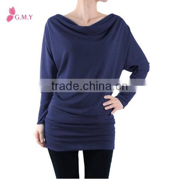 Women's Long Sleeve Basic Tunic Top, High Fashion Womens Clothing ladies garment