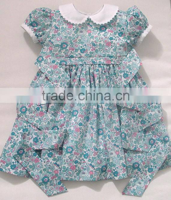 2017 High Quality Custom Design Printed Baby Girl Clothes Sets