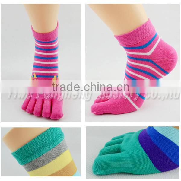 Ms combed cotton five toe socks
