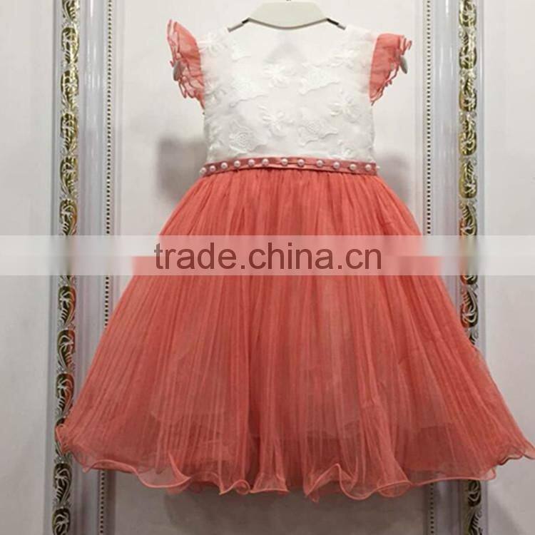 one-piece simple dress for kids , kids short dress for party kids