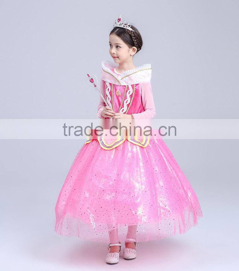 2016 wholesale pretty princess children fancy dress