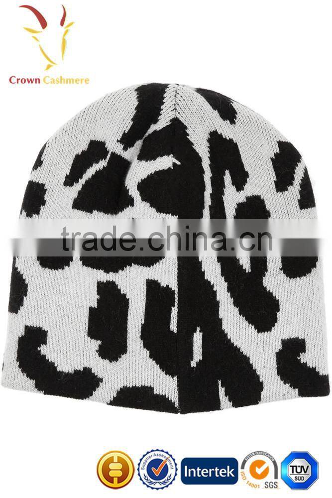 Winter Girls Jacquard Cashmere Knitted Hat