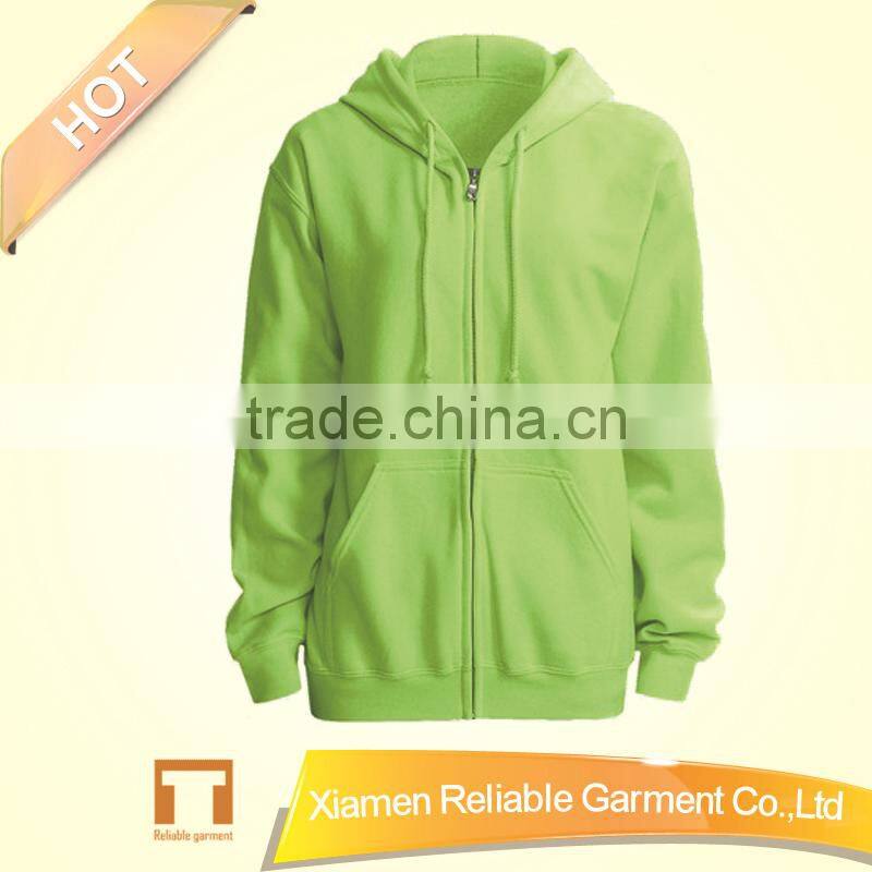 100% polyester zip up hoodies