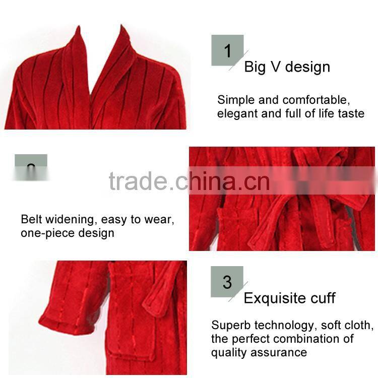 100% Polyester Printed Coral Fleece Girl's Pajamas / Sleepwear / Dressing Gown