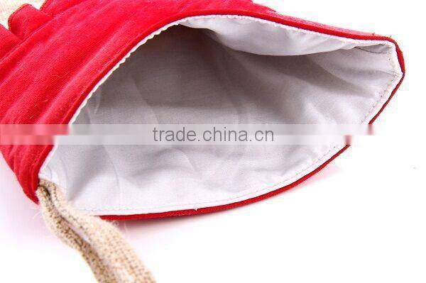 New style Burlap Personalized Christmas Stocking