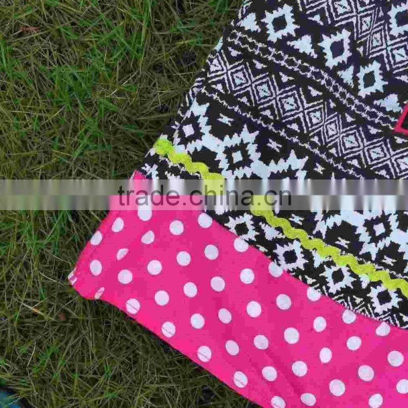 New girls kindergarten dress girls boutiques dress kids pillowcase dress kids back to school dress with necklace and headband