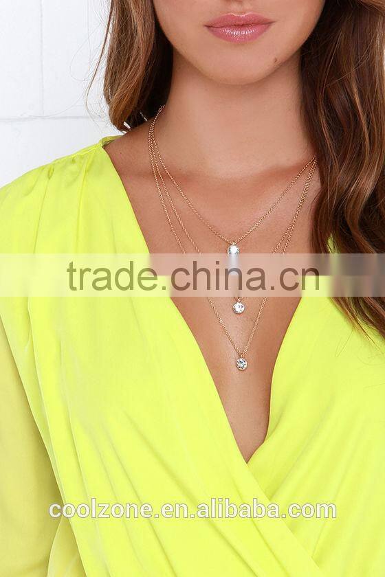 2015 hot selling cute lady long sleeve mooning women playsuit