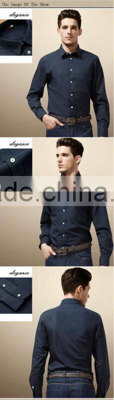 2014 100%Cotton Fabric wholesale mens dress shirts Cotton Shirt