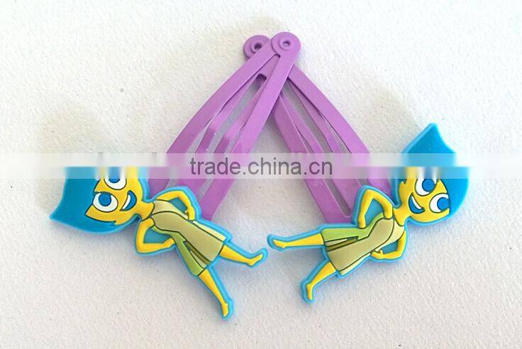 inside out cartoon characters decorative kids hairgrips