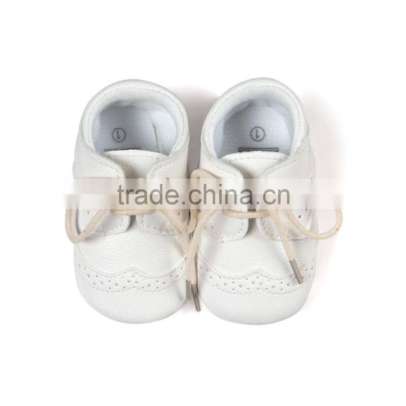 baby boys fashion shoes, PU baby shoes with strings, new design baby boy shoes