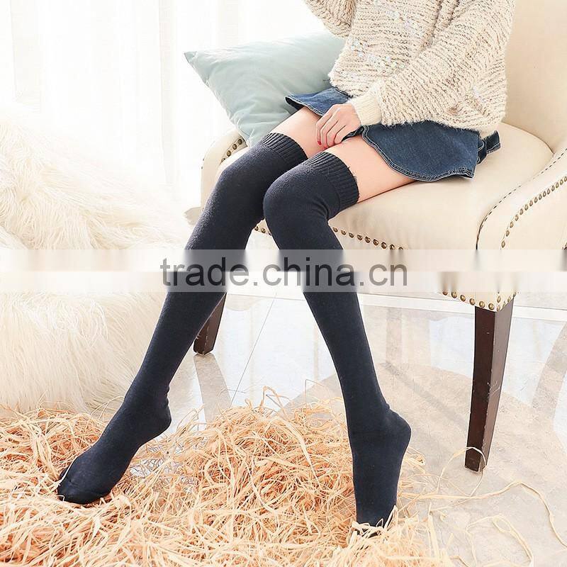 Sexy Women Girl Thigh High Stockings,8 Colors Cute Long Cotton Warm Over The Knee Socks,Fashion Knee High Socks