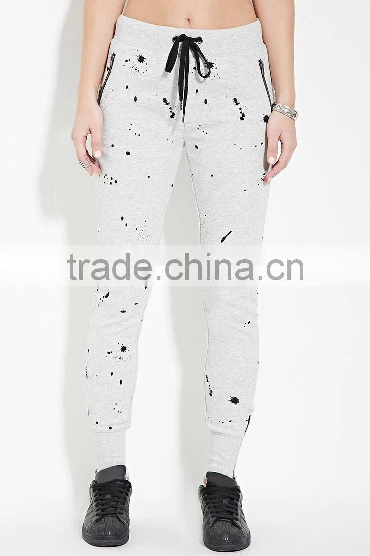 2017 Guangzhou Shandao OEM Factory Direct Sale Sublimation Printed Lady Casual Pants