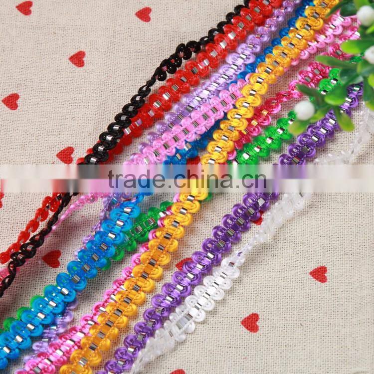 2016 New Lace Design Clothing Dress Trimming Cheap Lace With Sequin