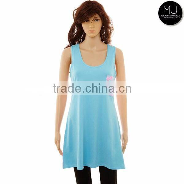 Wholesale monogrammed pocket tank dress