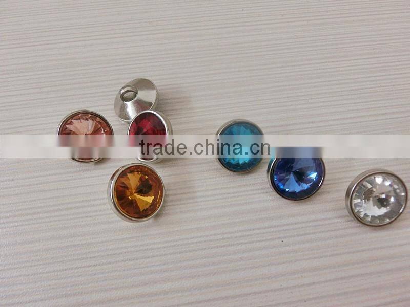 YR 3015 decorative crystal button for clothing