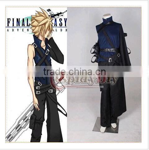 Custom-made Final Fantasy VII 7 Advent Cloud Strife Cosplay Costume
