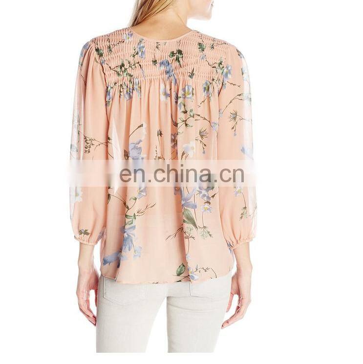 China high quality most favorable price ladies fashion smart top