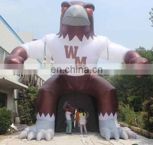Inflatable Animal Tunnel, Inflatable Tiger-head Tunnel Games for sale